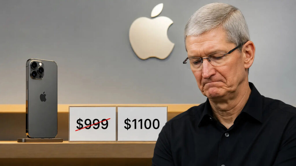 How the memory shortage affects Apple device prices. Tim Cook warned about price increases, but everyone thought it wouldn't be immediate. Photo.