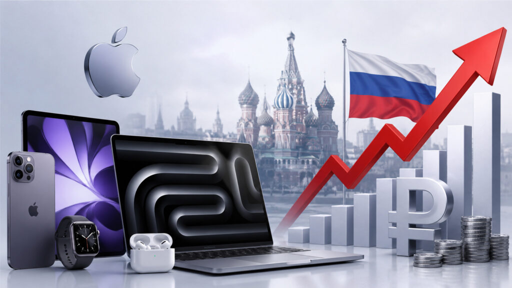 How a possible Apple price increase would affect prices in Russia. Naturally, the price increase won't bypass our country. Photo.