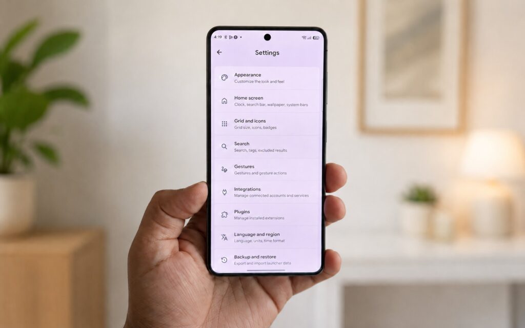 A feature-rich launcher to replace Nova Launcher