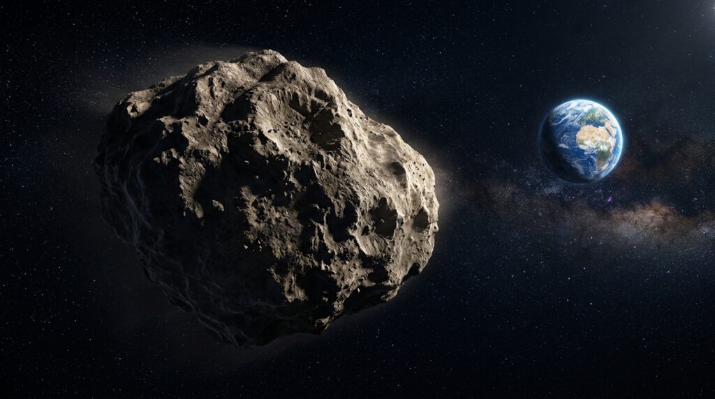 Asteroid 1997 NC1 is heading toward Earth, and it's a great opportunity for scientific research. Photo.