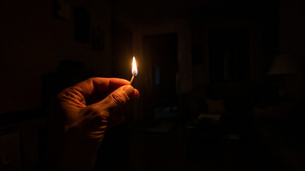 A day without electricity is not a catastrophe, but everyone should be prepared for it. Photo.