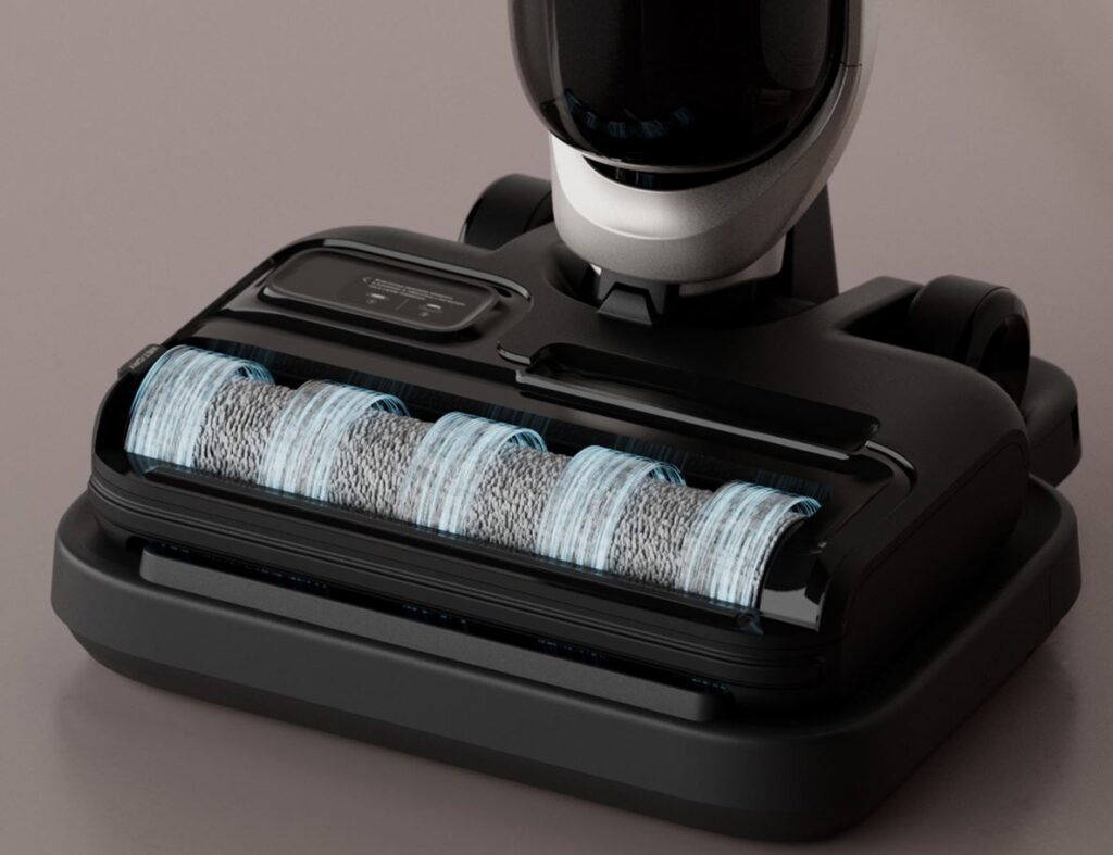 The BORK V810 vacuum cleans itself