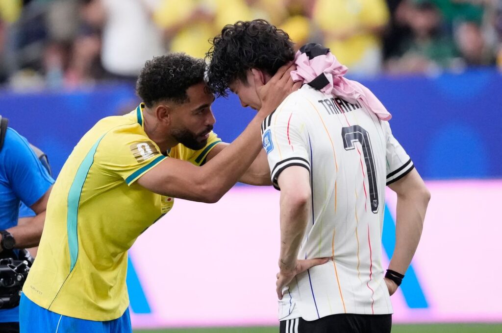 Brazil defeated Japan in a hard-fought battle