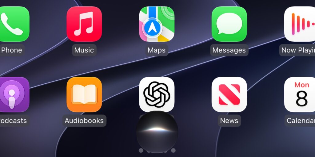 New Siri in CarPlay: What the AI Assistant Can Do. Of course, the new Siri. Can't do without it. Photo.