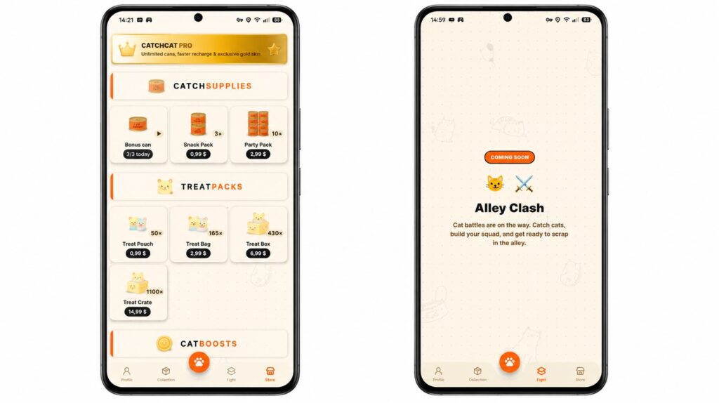 Not all features are available in the app yet