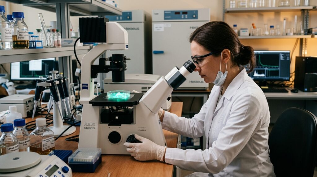 Scientists stimulated mouse tissues with special proteins to trigger the growth of structural elements