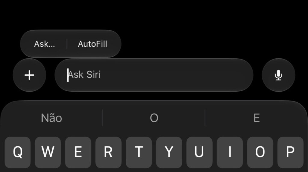 How to choose ChatGPT instead of Siri in iOS 27. Tap on Ask. Photo.