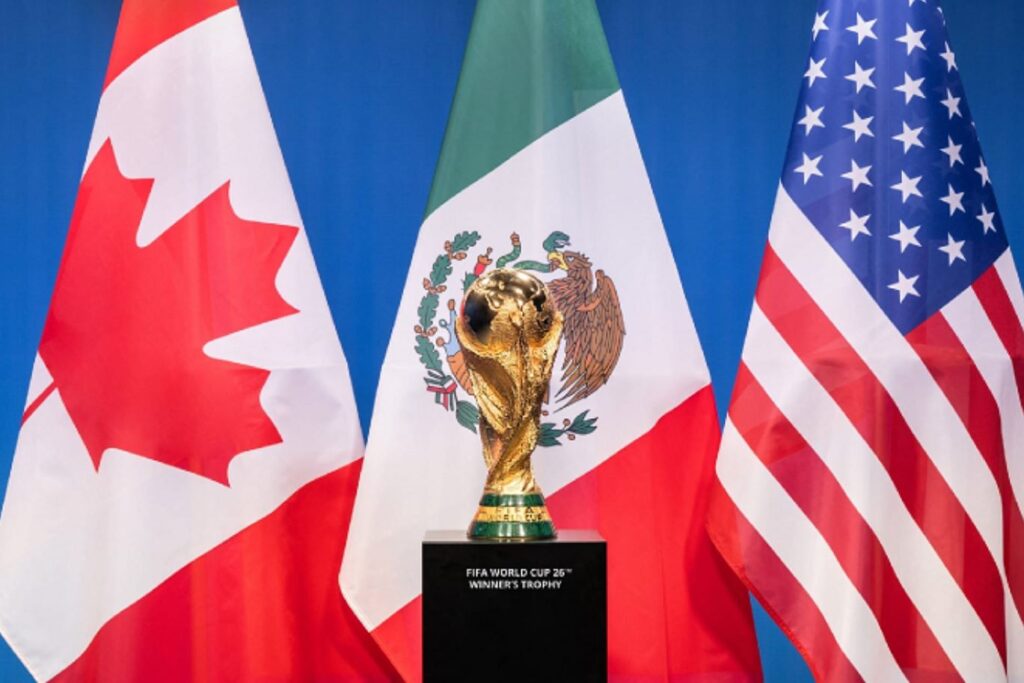 For the first time, the World Cup will be held across three countries