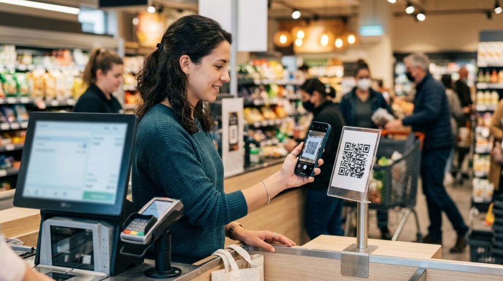 Payment with digital rubles is done through a universal QR code in the store