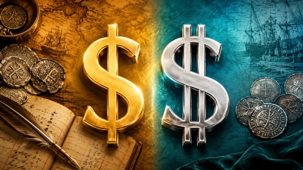 Some associate the difference in the dollar sign with the Mandela Effect. Photo.