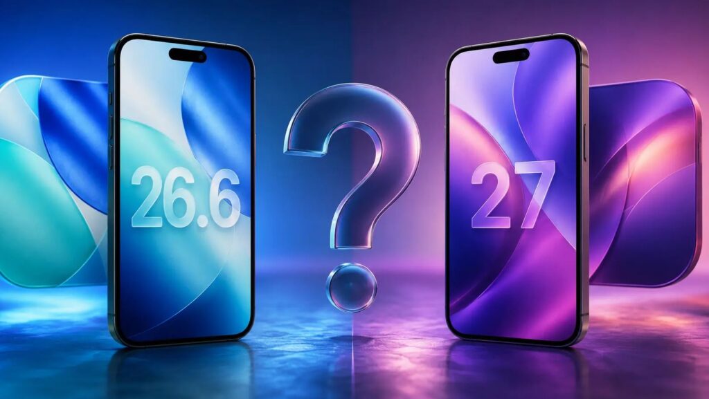 When will iOS 26.6 be released. We are definitely waiting for the iOS 26.6 release. Photo.