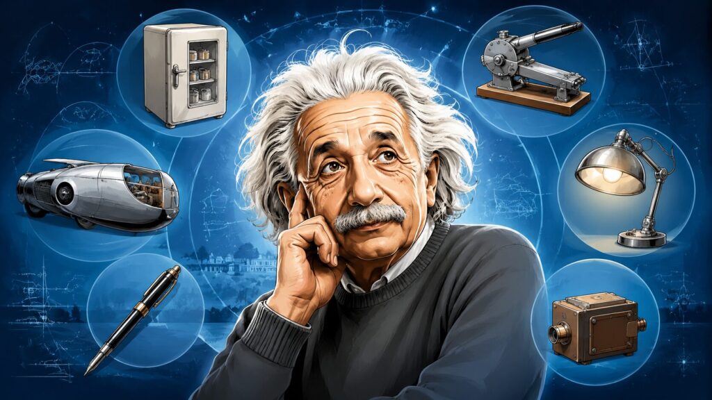 The genius Einstein patented not just theories: refrigerators, blouses, and other forgotten inventions. Photo.