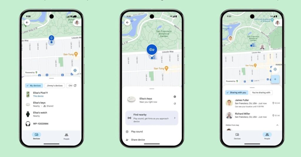 Find Hub is now set up in advance, not after the fact