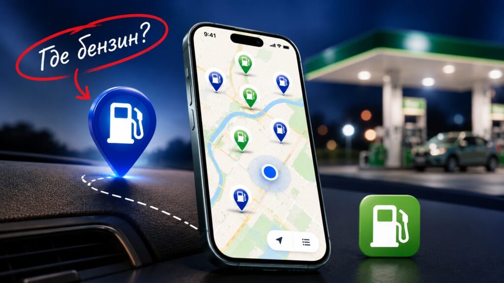 Looking for a gas station that has fuel? With GdeBenz it will be easier