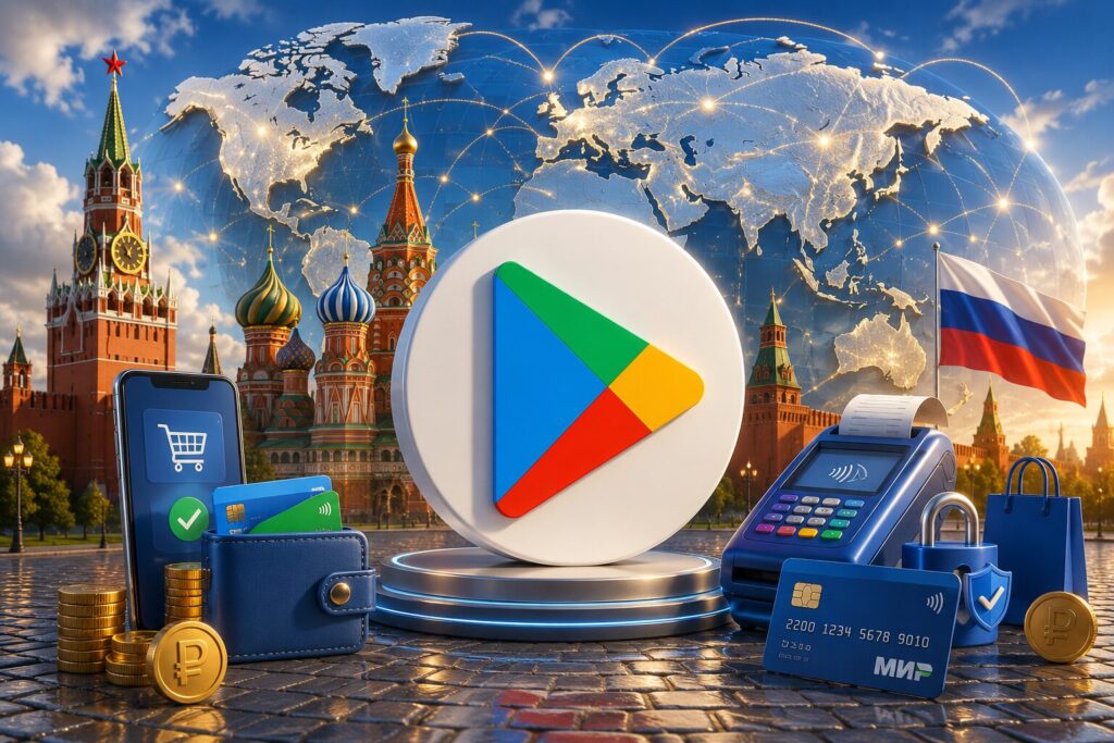 Payments from Russia will become available in Google Play. But only in 2027