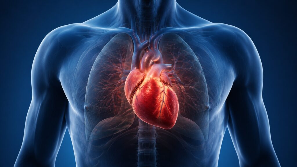 All this time we've been wrong about where our heart is located. Photo.