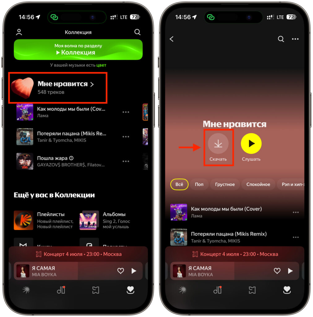 Don't forget to download music