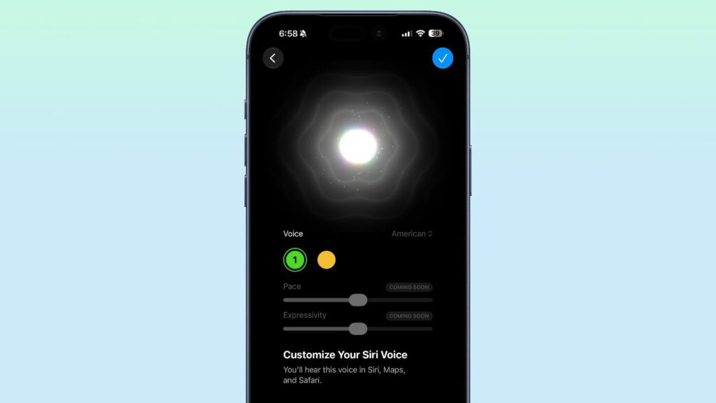 What Minor Features Appeared in iOS 27 Beta 2. New voice settings for Siri. Photo.