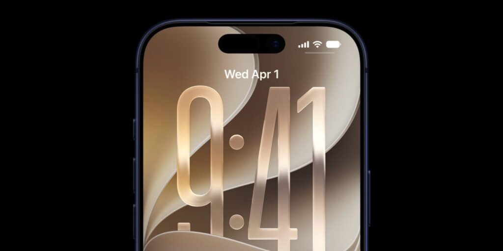 An iPhone running the iOS 27 beta