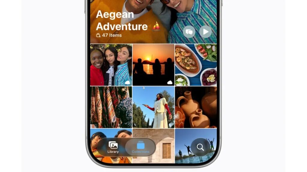 Old Google Photos features only arriving now. Image: Apple