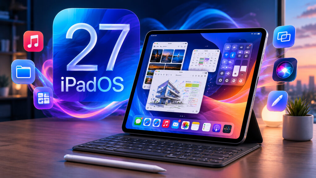 Breaking down what's new in iPadOS 27. Photo.