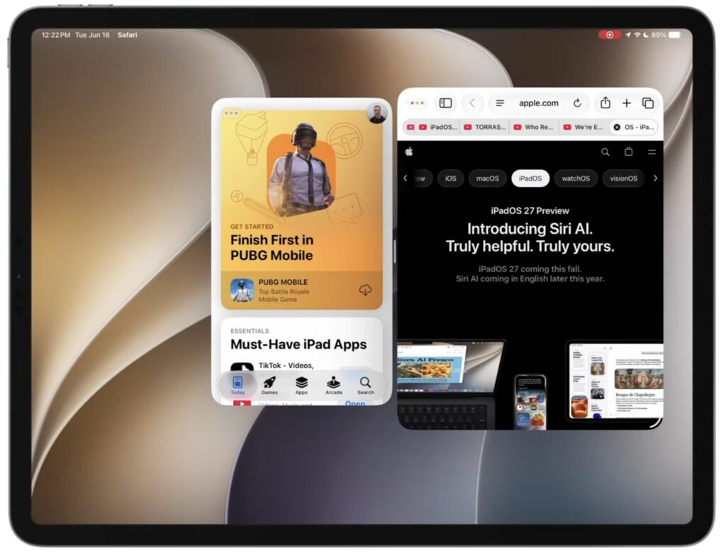 How much faster does iPad work after the update. Window sizes can be adjusted much more flexibly than in iPadOS 26. Photo.