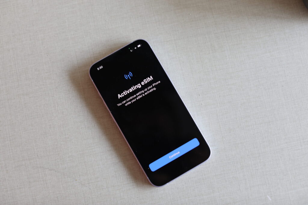 How eSIM affects iPhone battery. Ditching the physical SIM card will allow for increased battery capacity. Photo.