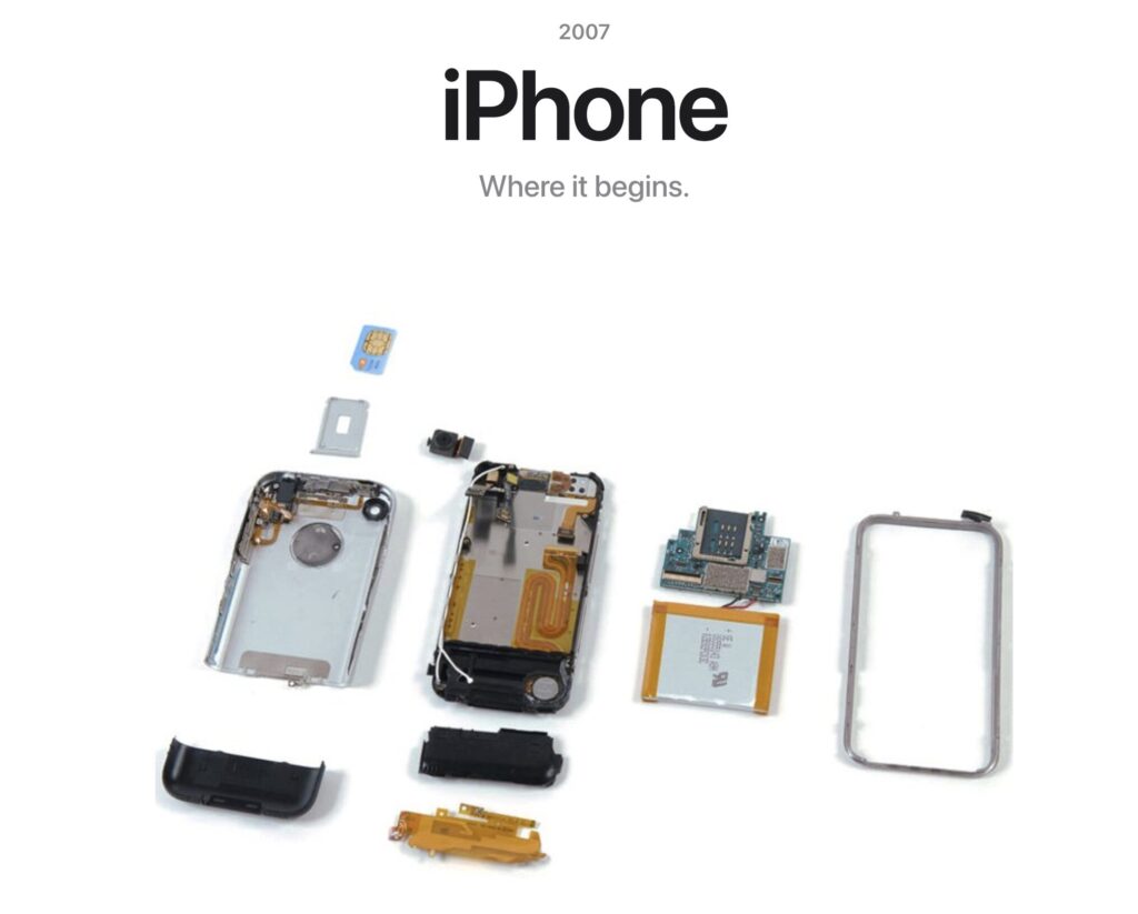 Start with the original iPhone