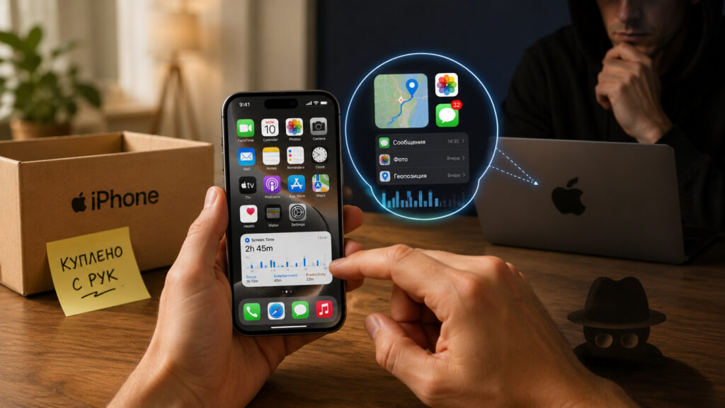 To prevent the previous owner from tracking your activity, you need to buy the smartphone correctly. Photo.