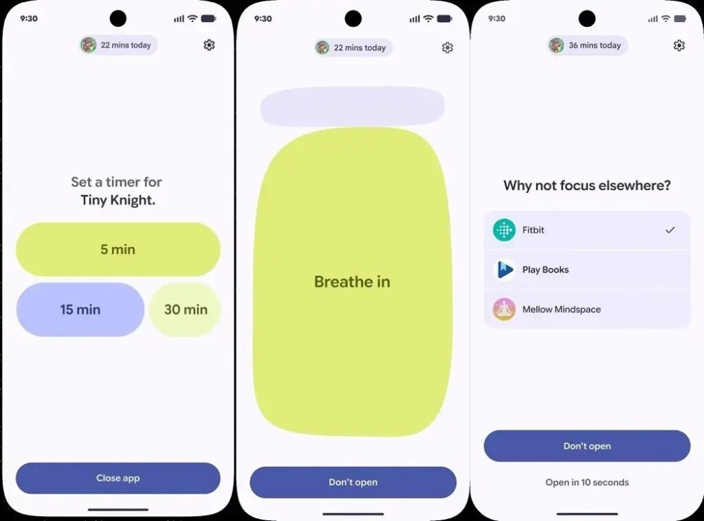 New Digital Wellbeing feature. Image: Google