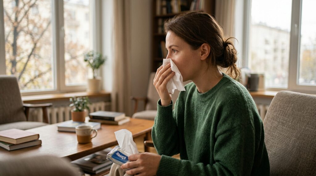 Most of the mucus is swallowed unnoticed throughout the day