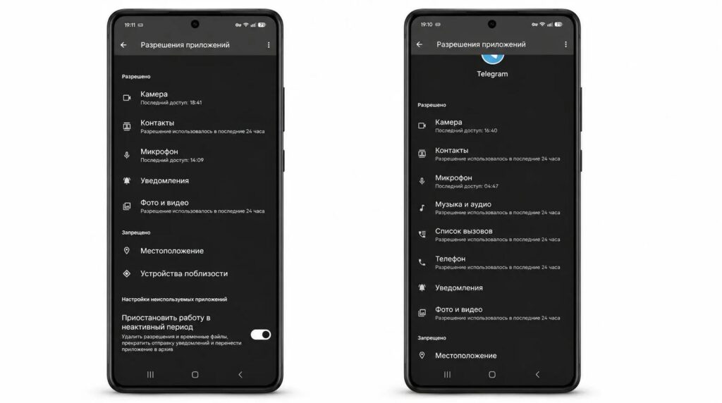 If you feel the app requests too many permissions, compare them with Telegram