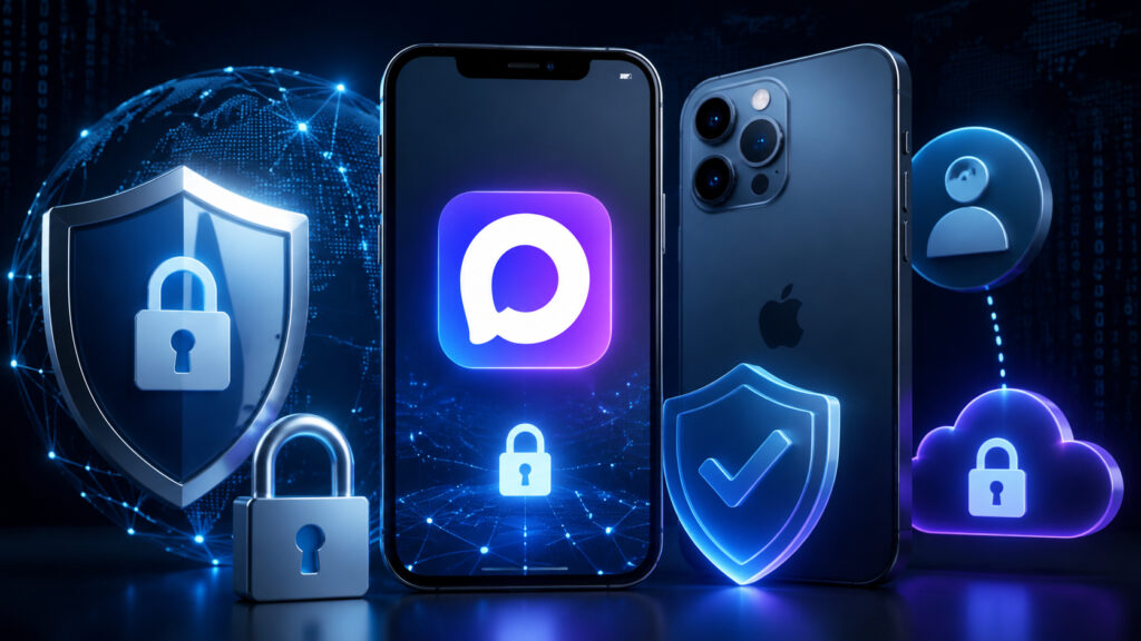 Is the MAX messenger safe for iPhone. Users have questions about MAX's privacy. Photo.