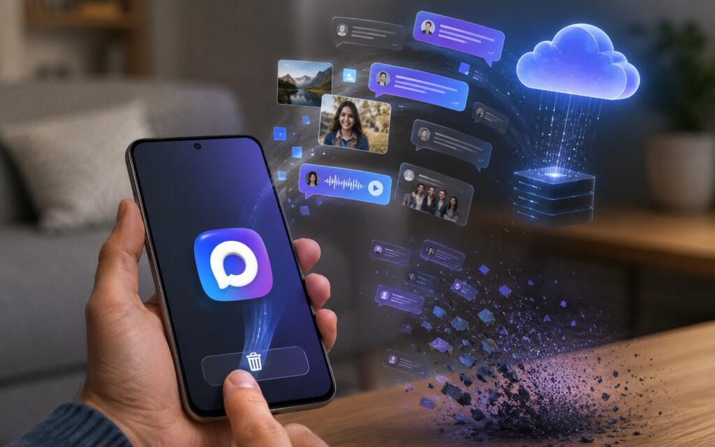 Your conversations will be safely stored on VK's servers