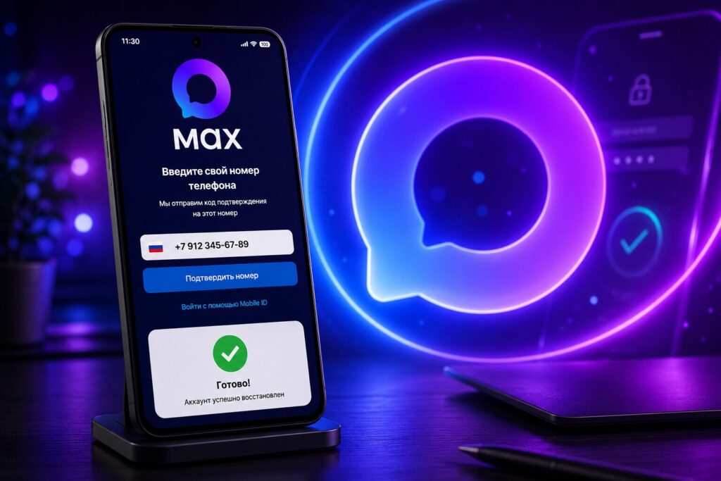 With Mobile ID, you can restore your MAX account in just a few minutes