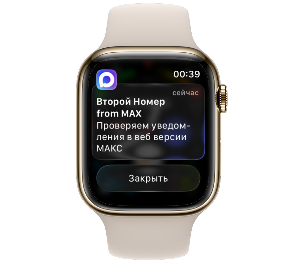 Where to configure MAX notifications on iPhone. Even Apple Watch displays them beautifully. Photo.
