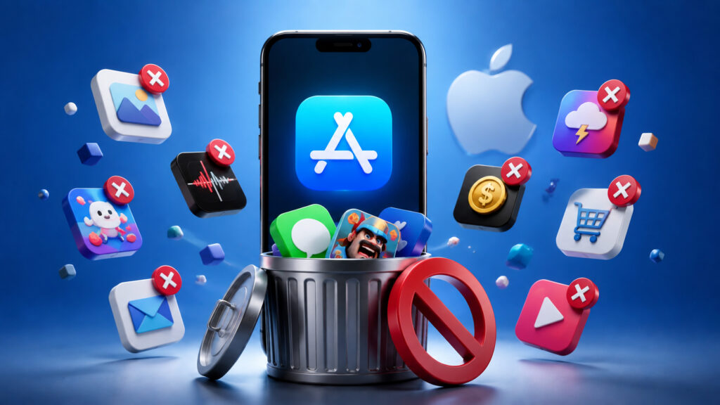 Why Apple removes apps from the App Store. There are plenty of reasons why Apple might remove an app from the store. Photo.