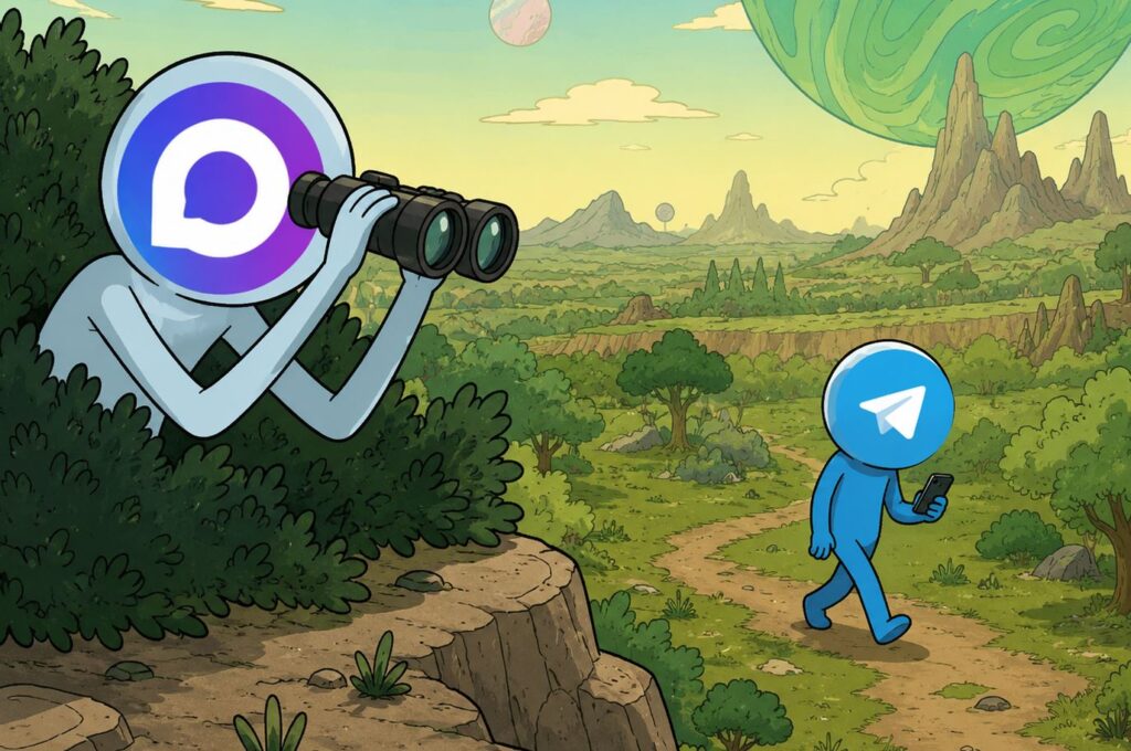 MAX monitors Telegram activity but doesn't read your messages