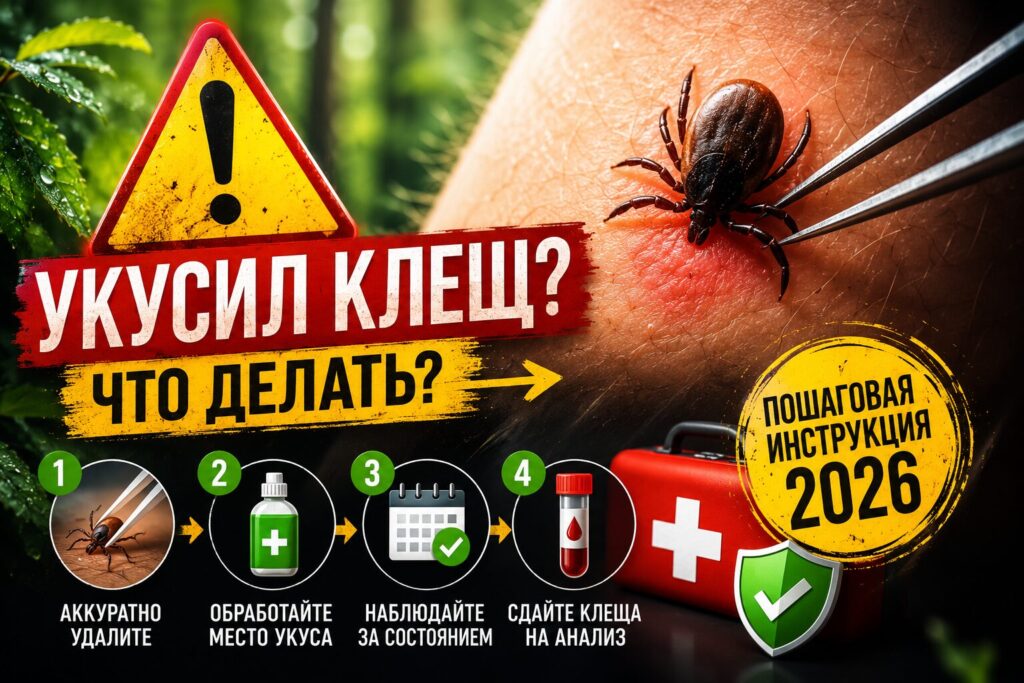 Simply removing a tick from the wound is not enough. Photo.