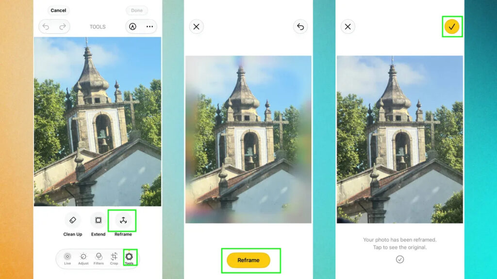 How to fix a tilted horizon on iPhone. A great way to straighten vertical or horizontal lines. Photo.