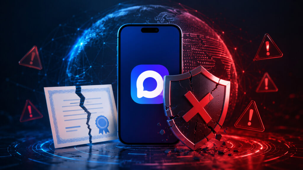 What the security certificate revocation means for MAX. There will be problems launching MAX in foreign browsers. Photo.
