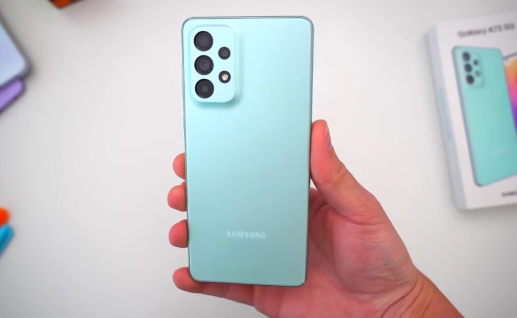 Galaxy A73 — one of the smartphones that won't receive the update. Image: TechDaily