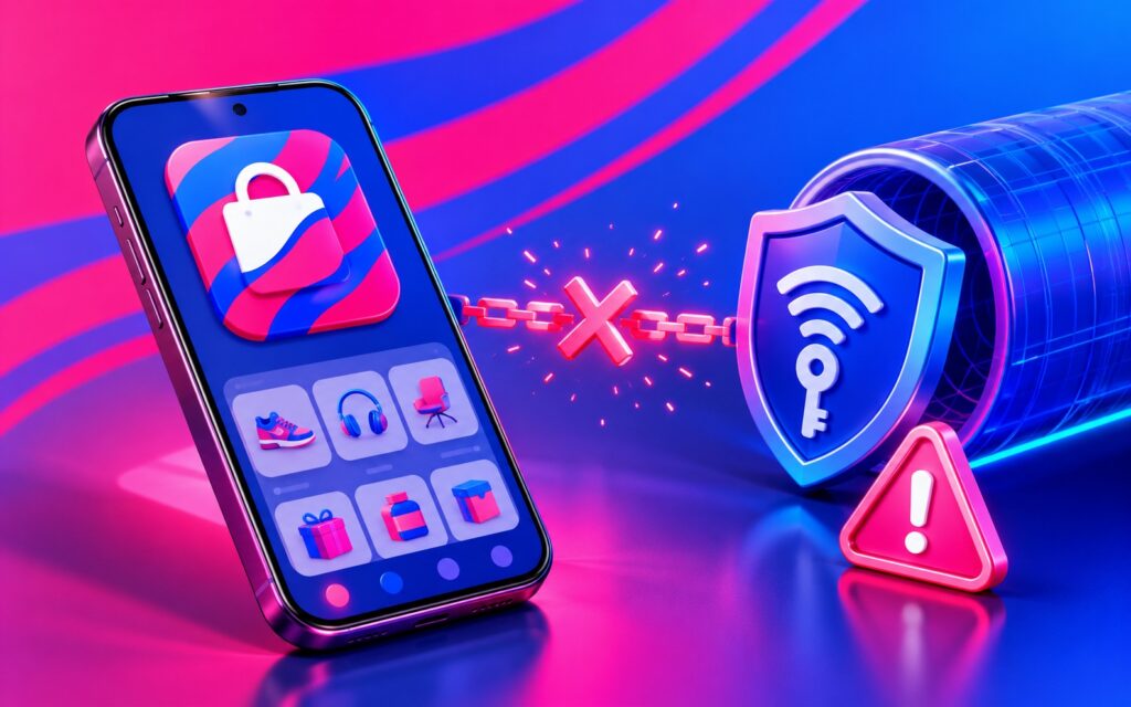 OZON blocks VPN itself