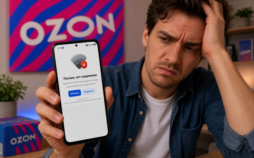 Solving the problem with launching the OZON app
