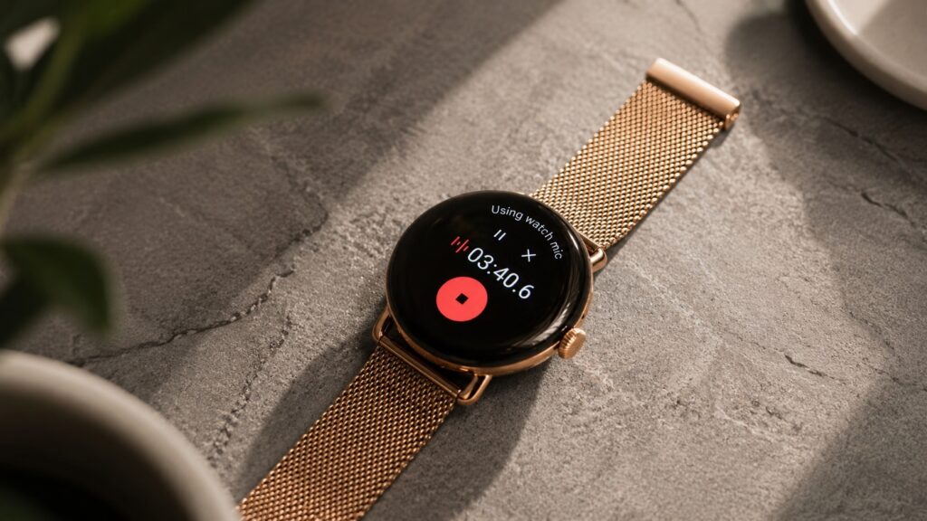 Google's recorder even works on the watch