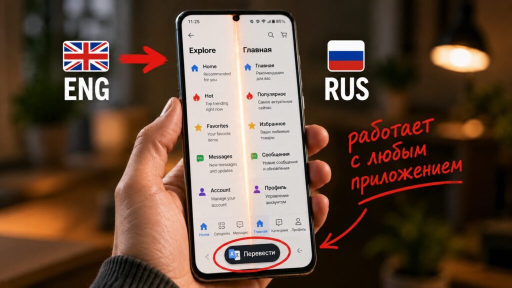 With PlayTranslate, you can translate any app