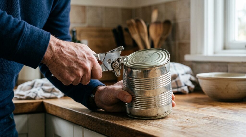 When opening a spoiled can, its toxic contents burst outward under high pressure