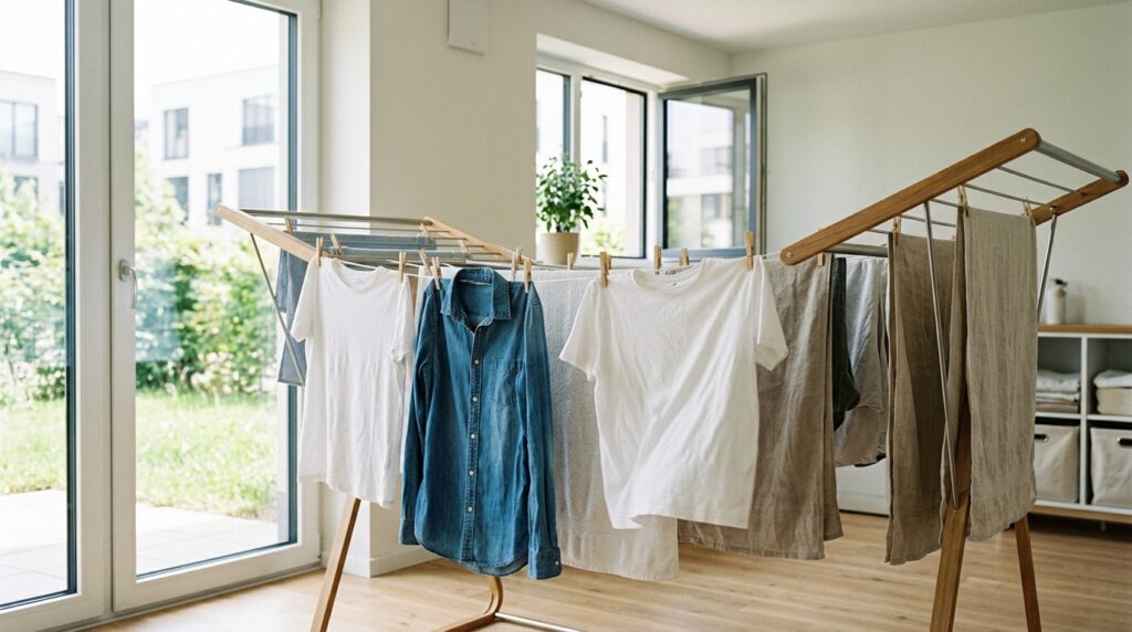 Quick drying and ventilation deprive bacteria of a damp environment