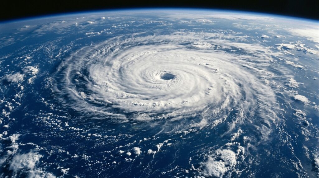 The equator acts on hurricanes like an invisible barrier. Photo.