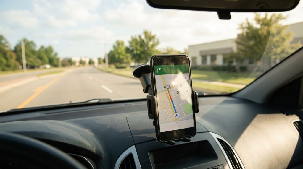 Navigation in a car makes the screen, GPS, internet, and charging all work at once